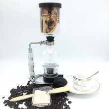 Load image into Gallery viewer, 3 cups The new fashion siphon coffee maker / high quality glass syphon strainer coffee pot Siphon pot filter coffee tool BT2-3
