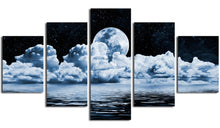 Load image into Gallery viewer, 2016 Sale Fallout Paintings Cheap-wall-frames 5 Panels Moon Canvas Print Painting Modern Wall Art For Pcture Home Decor Artwork
