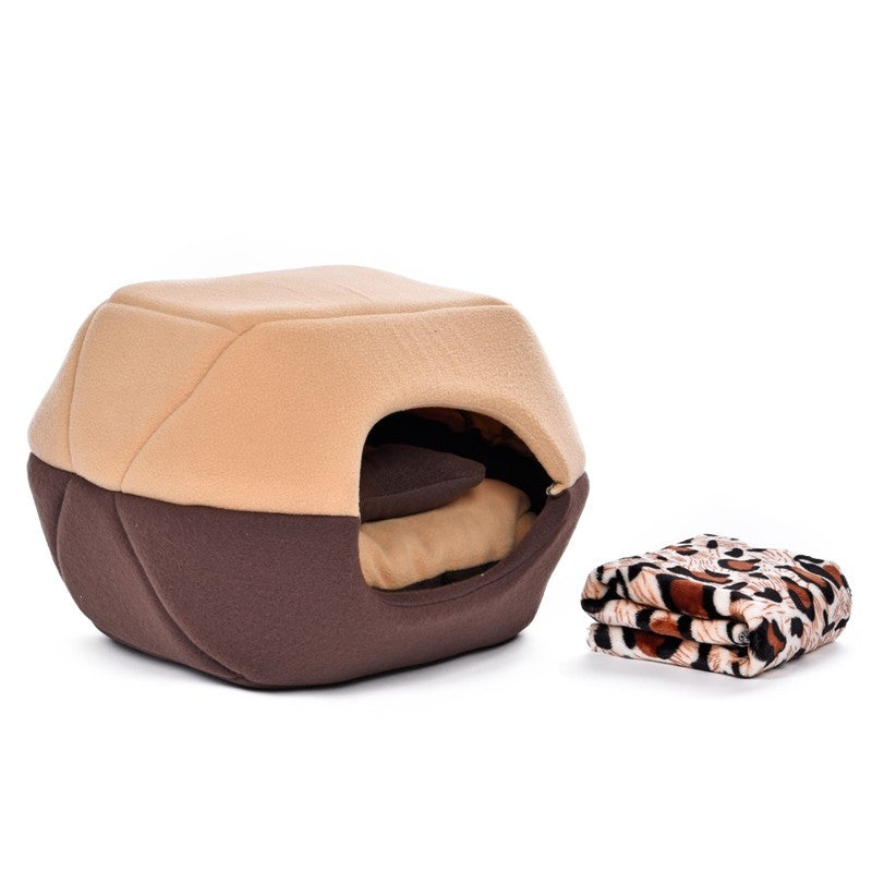 Multifunctional Pet Cat Cave Bed Soft Warm Bed for Pet Cat Bed Dog Pet Cusion Pet Cat Mat Dog Cave High Quality