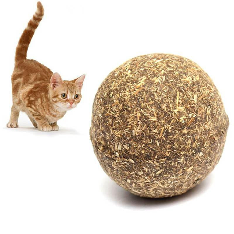 Pet Supplies Cats Edible Catnip Cat Treat Ball Healthy Funny Chasing Tasty Safe Treating Toys Favor Ball Catnip