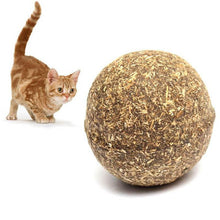 Load image into Gallery viewer, Pet Supplies Cats Edible Catnip Cat Treat Ball Healthy Funny Chasing Tasty Safe Treating Toys Favor Ball Catnip
