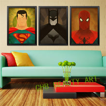 Load image into Gallery viewer, 9 Huge Canvas Print Super Heroes Series Canvas Painting For Kids Room Wall Art Home Decoration Picture Unframed
