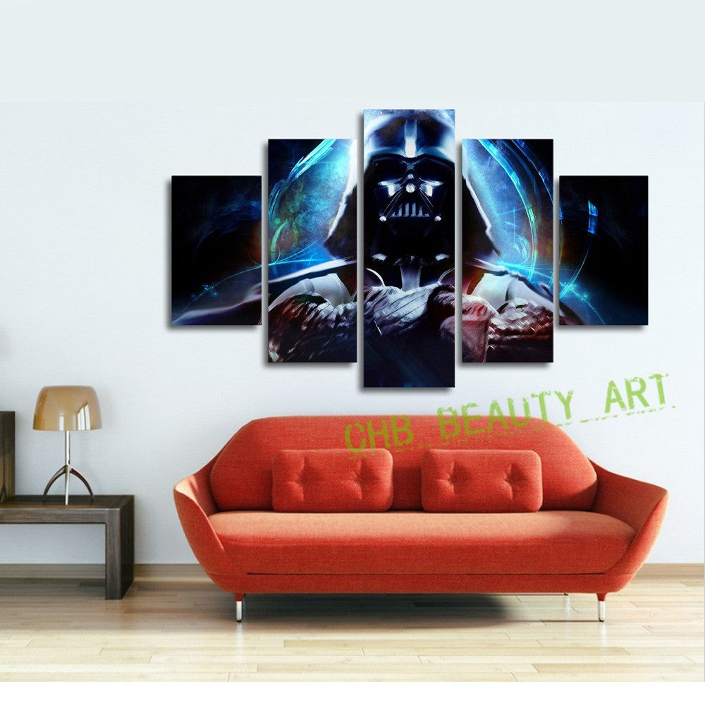 Star Wars 5 piece canvas painting wall art Canvas Print wall pictures for living room home decor poster unframed
