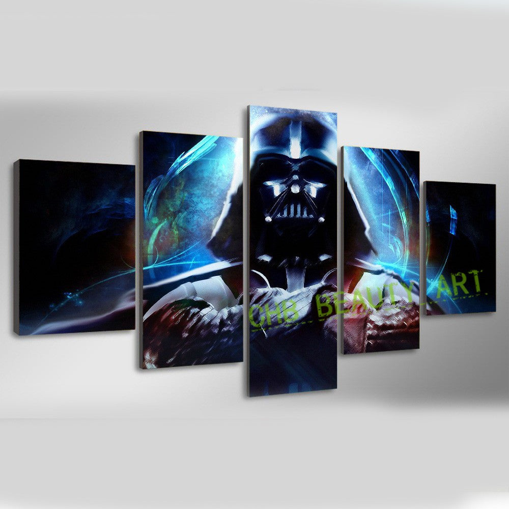 Star Wars 5 piece canvas painting wall art Canvas Print wall pictures for living room home decor poster unframed