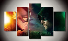 Load image into Gallery viewer, 5 Piece flash arrow the Modern Home Wall Decor Canvas Picture Art HD Print Painting On Canvas Oil Painting Unframed
