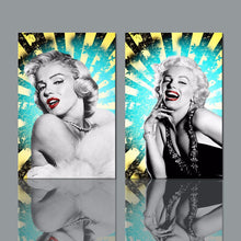 Load image into Gallery viewer, 2 sets Marilyn Monroe Modern Home Wall Decor Canvas Picture Art HD Print Painting On Canvas Artworks
