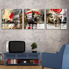 Load image into Gallery viewer, 3 Pieces Buddha Modern Home Wall Decor Canvas Art Picture Print Painting On Canvas Artworks
