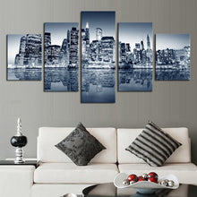 Load image into Gallery viewer, City building beautiful, 5 Pcs (No Frame) Large HD Top-rated Quality Canvas Print Painting for Living Room Wall Art Picture Gift
