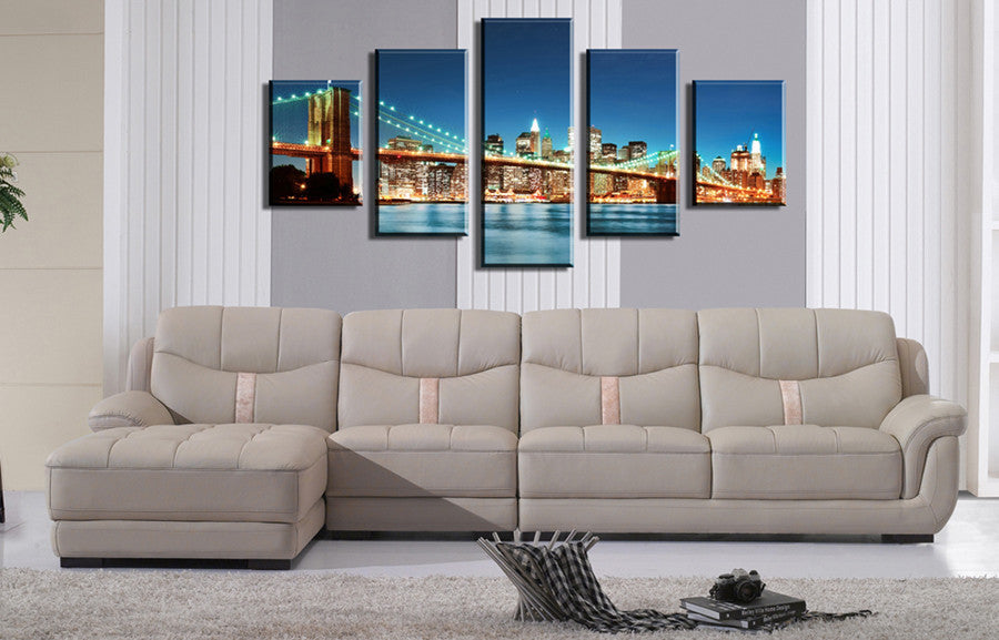 100% High Quality Hot Sell Bridges Picture Modern Wall Decor Print  on Canvas Oil Painting
