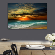 Load image into Gallery viewer, 1 Piece Hot Sell Evening sea Modern Home Wall Decor painting Canvas Art HD Print Painting Canvas Picture Wall Painting
