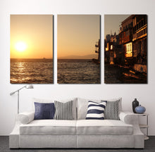 Load image into Gallery viewer, 3 panels Hot Sell Beautiful Seaview Room  Modern Home Wall Decor painting Canvas printing Art Large HD printing Painting
