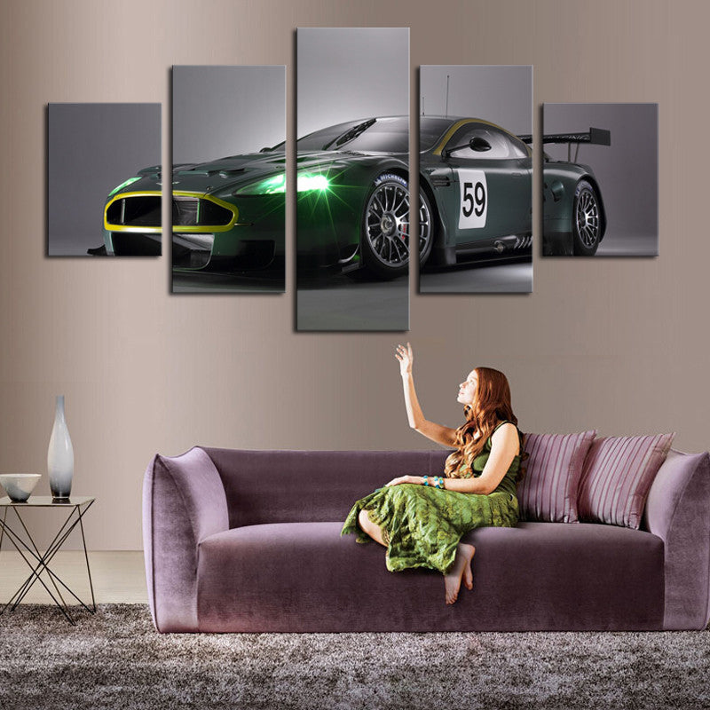 5 P(No Frame) Dream Racing Green Wall Art Picture Home Decoration Living Room Canvas Print Painting Wall picture print on canvas