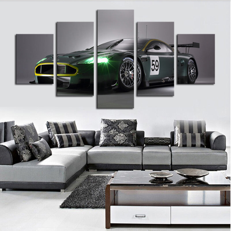 5 P(No Frame) Dream Racing Green Wall Art Picture Home Decoration Living Room Canvas Print Painting Wall picture print on canvas