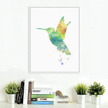 Load image into Gallery viewer, Original Watercolor Bird Animals Poster Prints Abstract Pictures Hipster Home Wall Art Decoration Canvas Painting No Frame Gifts
