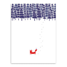 Load image into Gallery viewer, Nordic Minimalist Landscape Animal Fox Snow Forest A4 Art Print Poster Wall Picture Canvas Painting Living Room Decor No Frame
