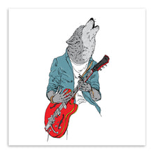 Load image into Gallery viewer, Vintage Retro Fashion Rock Animal Head Horse Wolf A4 Big Art Print Poster Home Wall Picture Canvas Painting Bar Decor No Frame
