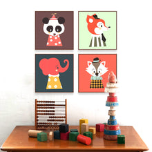 Load image into Gallery viewer, Animals Kids Art Prints Poster Living Room  Wall Picture Canvas Painting No Frame Home Decor
