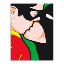 Load image into Gallery viewer, Superhero Batman Gay Love Modern Pop Movie A4 Big Art Print Poster Abstract Wall Picture Canvas Painting No Frame Bar Home Decor
