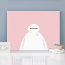 Load image into Gallery viewer, Hero Pink Baymax Pop Movie Anime A4 Large Art Prints Poster Cartoon Wall Pictures Canvas Painting No Framed Kids Room Home Decor
