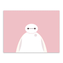 Load image into Gallery viewer, Hero Pink Baymax Pop Movie Anime A4 Large Art Prints Poster Cartoon Wall Pictures Canvas Painting No Framed Kids Room Home Decor
