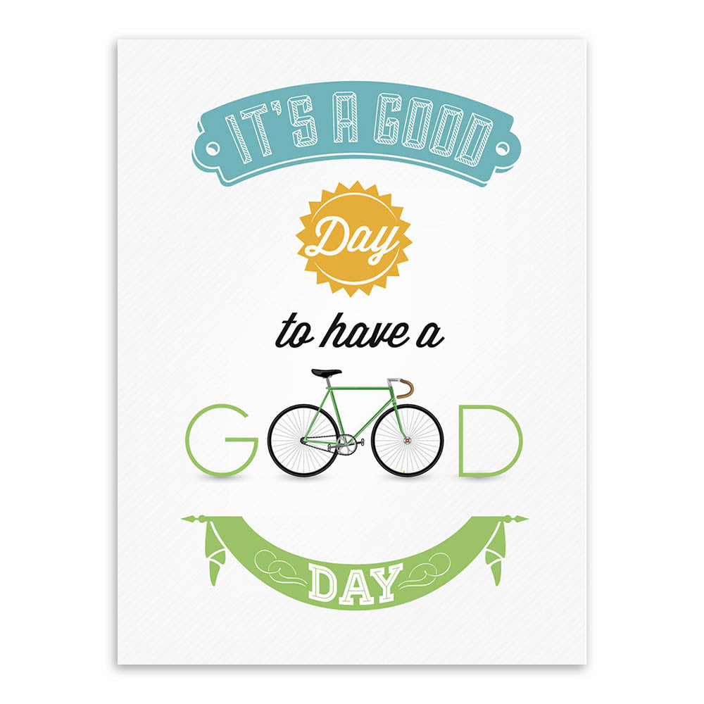 Vintage Retro Bike Bicycle Motivational Typography Quotes A4 Big Art Print Poster Hipster Wall Picture Canvas Painting Home Deco
