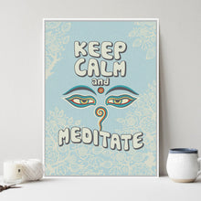 Load image into Gallery viewer, Modern Oriental Buddha Zen Motivational Typography Keep Calm Quotes A4 Art Prints Poster Wall Picture Canvas Painting Home Decor
