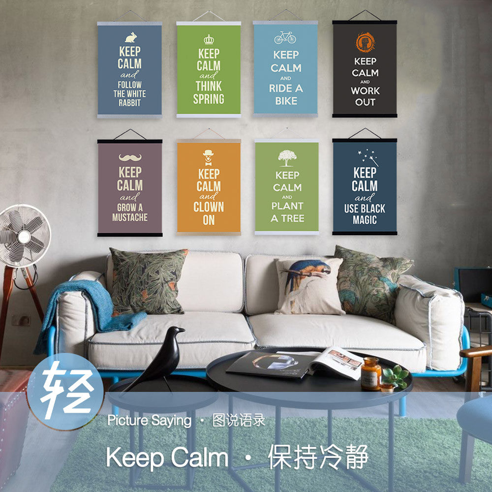 Modern Minimalist Motivational Typography Keep Calm Quotes A4 Art Prints Poster Wall Picture Canvas Painting No Frame Home Decor