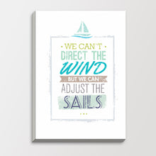 Load image into Gallery viewer, Minimalist Motivational Typography Sail Life Quotes A4 Art Print Poster Nautical Wall Picture Canvas Painting No Frame Home Deco
