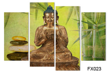 Load image into Gallery viewer, FREE SHUPPING Large Size Buddha Canvas Painting for interior Room Decoration Bamboo and stone (unframed) FX023 WHOLESALE
