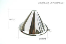 Load image into Gallery viewer, 1PC Free Shipping Chemex  6 Cups Stainless Steel Coffee  Baskets 304 Stainless Steel Coffee Filter
