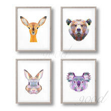 Load image into Gallery viewer, Triangle Animal Set Canvas Art Print Painting Poster,  Wall Pictures for Home Decoration, Home Decor FA386

