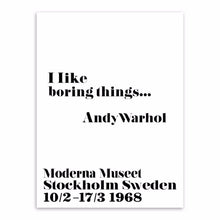 Load image into Gallery viewer, AZQSD Minimalist Art Print Poster Modern Black White Andy Warhol Life Quotes Wall Picture For Home Decor Canvas Painting PP055
