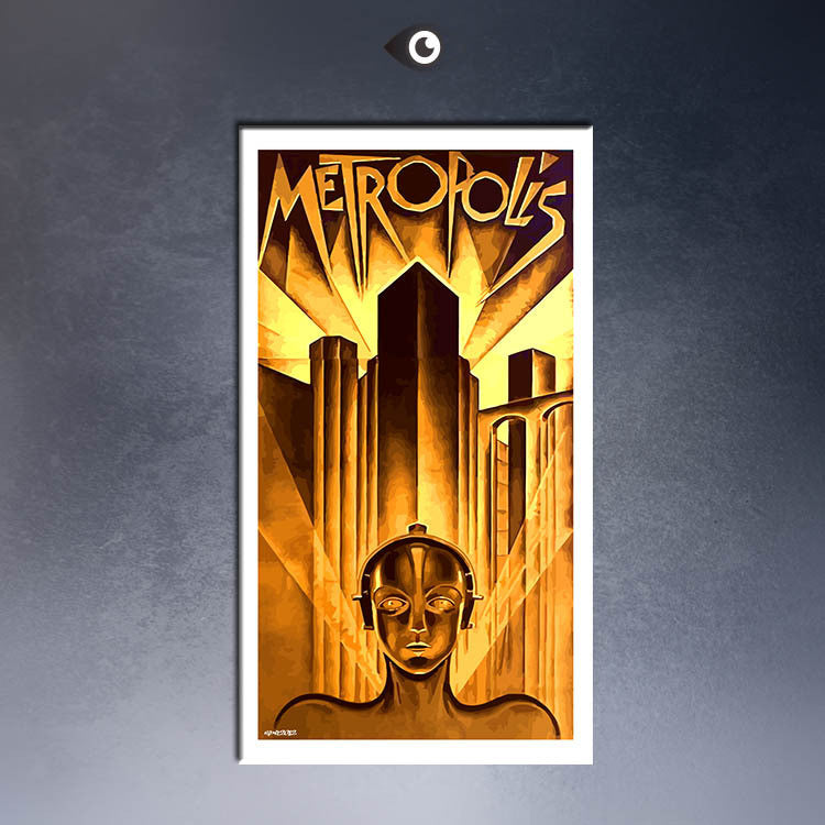 METROPOLIS, GERMAN MOVIE POSTER, 1926 MOVIE Art Print  poster  on canvas for wall decoration