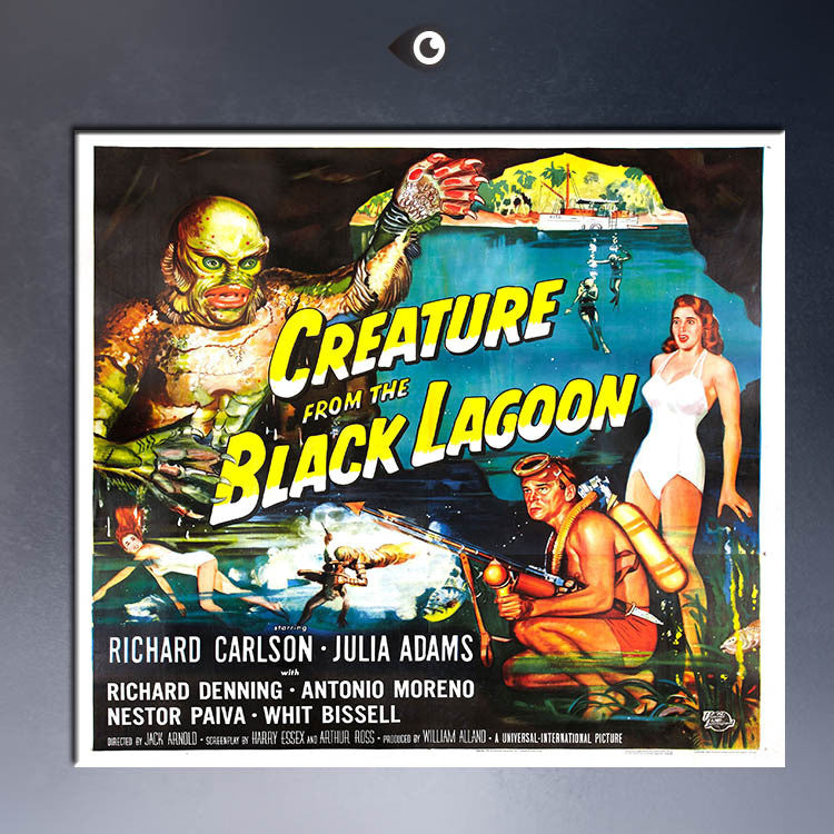 CREATURE FROM THE BLACK LAGOON, 1954 Art Print  poster  on canvas for wall decoration