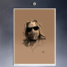 Load image into Gallery viewer, DUDE BIG LEBOWSKI MOVIE Art Print  poster  on canvas for wall decoration
