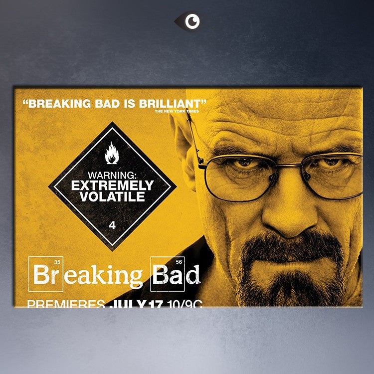free shipmentTV POSTER The Breaking Bad Warning 24x36 Poster  wall Art Picture Paint on Canvas Prints P6