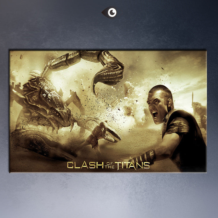 Free shipment 2010_clash_of_the_titans-7 movie poster  Art Picture Paint on Canvas Prints