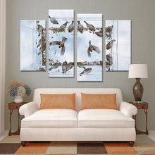 Load image into Gallery viewer, 4PCS birds fly on the sky Wall painting print on canvas for home decor ideas paints on wall pictures art No framed
