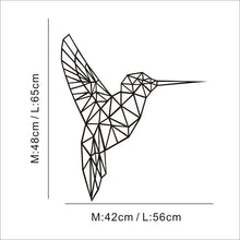 Load image into Gallery viewer, AYA DIY Wall Stickers Wall Decals, Geometric Bird  Wall Sticker Type PVC Wall Stickers M42*48cm/L56*65cm

